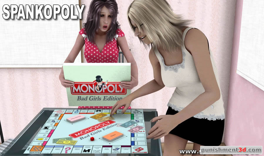 Board Games Porn - Sexy Spanking Incorporated Into Board Game Play - YOUX.XXX