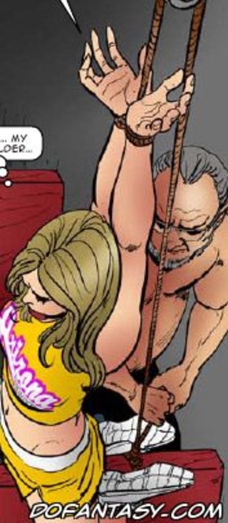 bdsm comics tied blonde