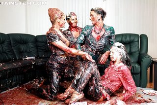 messy european party