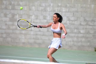 big tits, brunette, sport, tennis