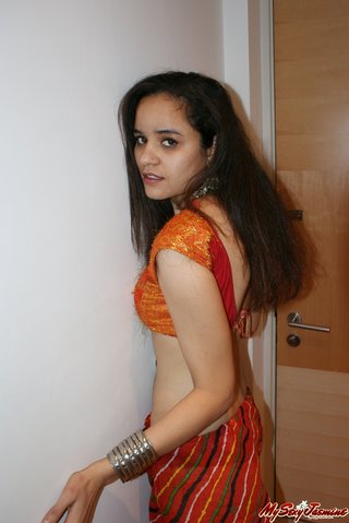 desnudo, indias, princesa, ropa
