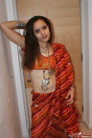 desnudo, indias, princesa, ropa