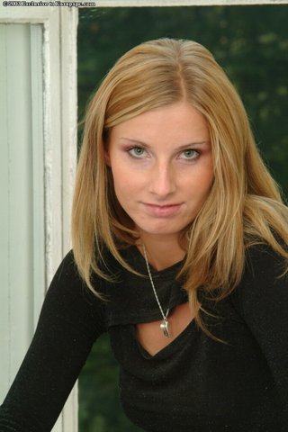 blonde skinny girl