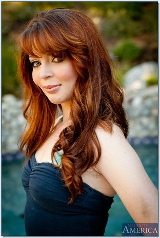alluring redhead mom