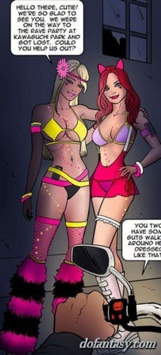 intense bondage action rave