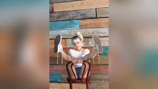 real big tits striptease