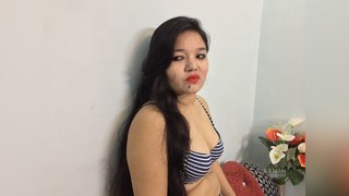 19yo asian oil dildo