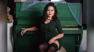 straight asian stockings