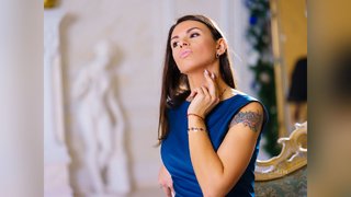 hetero castaña ojos chica