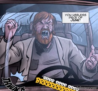 bearded hombre unleashes frustration