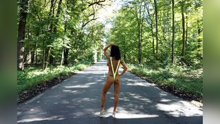 athletic mature striptease