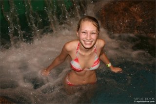 baño, erótica, piscina, solitario