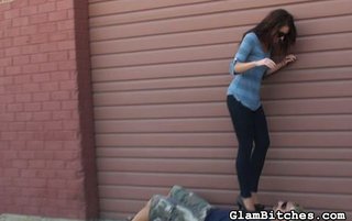 ass, femdom, slap, throat