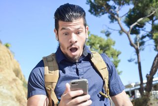 americana, jovencita, vídeo, ébano