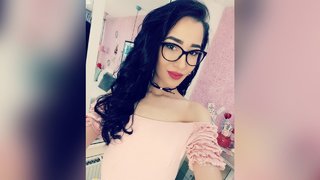athletic dark eyes girl