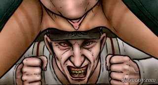 brute grabs esclavos pechos