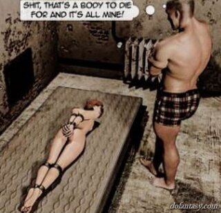 girl naked bound mans