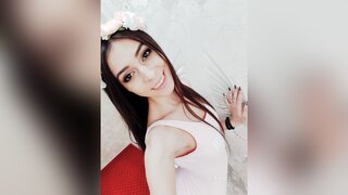 petite dark eyes girl