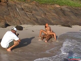 brunette russian milf gets