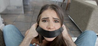 brunette kinkster loves being