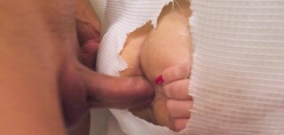 babe screwed through torn