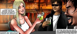 cute blonde invited drink