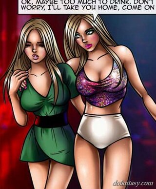 rubias gemelo hermanas beber