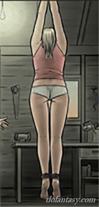 helpless blonde teen tormented